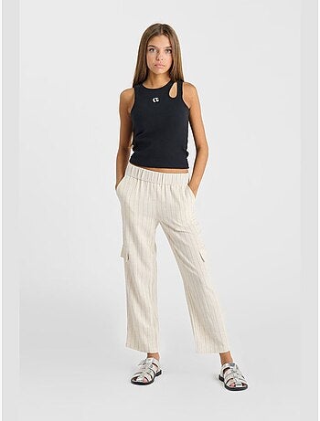 Pantalon olivergi droite 'le temps des cerises'