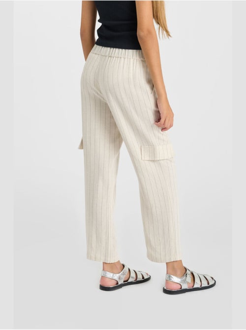 Pantalon olivergi droite 'le temps des cerises' - Kiabi Pantalon olivergi droite 'le temps des cerises' - Kiabi