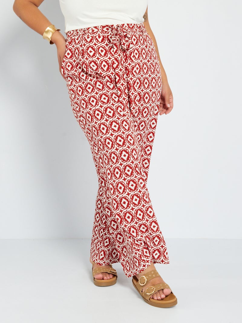 Pantalon 'Only Carmakoma' rOUGE - Kiabi