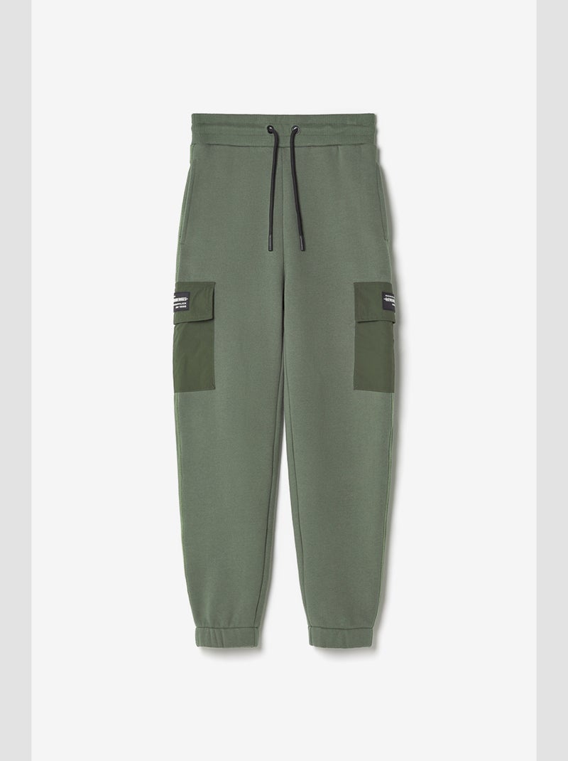 Pantalon OUTOBO jogpant 'Le Temps Des Cerises' Vert - Kiabi