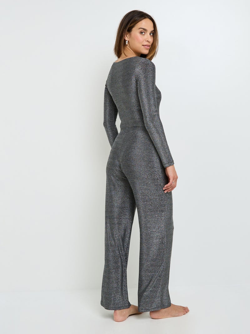 Pantalon paillete Hourra - RougeGorge Lingerie Gris clair - Kiabi