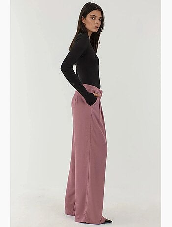 Pantalon palazzo à jambes larges et plissées hiccup