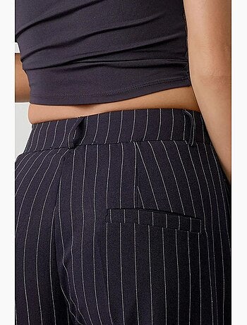 Pantalon palazzo à taille haute et jambes larges à rayures hiccup