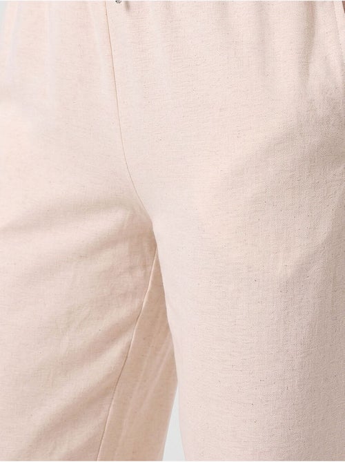 Pantalon palazzo avec cordon de serrage tommy - Kiabi