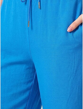 Pantalon palazzo avec cordon de serrage tommy