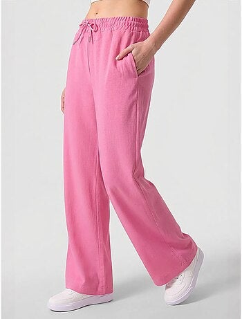 Pantalon palazzo avec cordon de serrage tommy