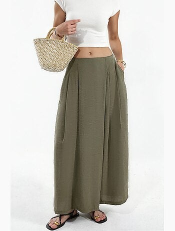 Pantalon palazzo en modal à jambes larges hiccup