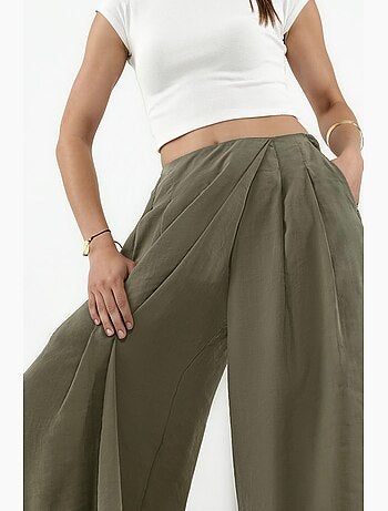 Pantalon palazzo en modal à jambes larges hiccup