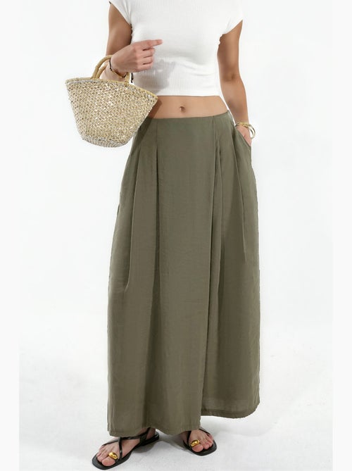 Pantalon palazzo en modal à jambes larges hiccup - Kiabi