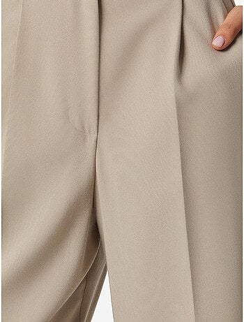 Pantalon palazzo plissé avec fermeture éclair istanbul
