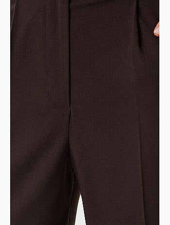Pantalon palazzo plissé avec fermeture éclair istanbul