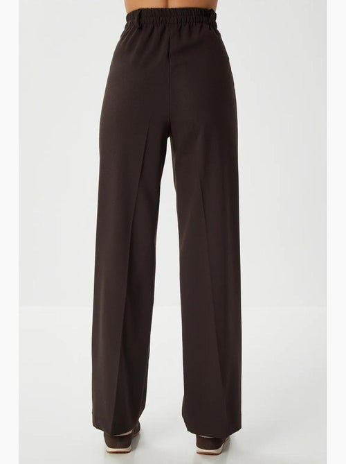 Pantalon palazzo plissé avec fermeture éclair istanbul - Kiabi Pantalon palazzo plissé avec fermeture éclair istanbul - Kiabi