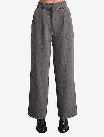 Pantalon palazzo taille haute avec poches mixray