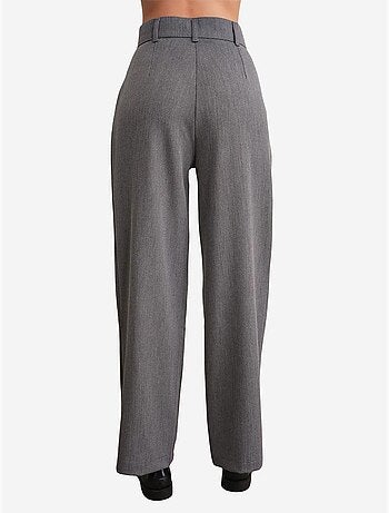 Pantalon palazzo taille haute avec poches mixray
