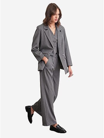 Pantalon palazzo taille haute avec poches mixray