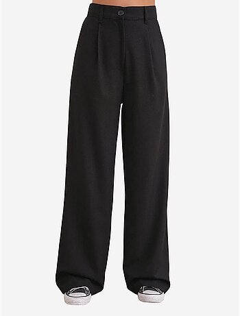 Pantalon palazzo taille haute avec poches mixray