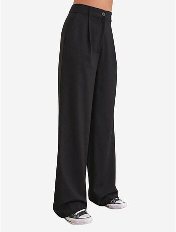 Pantalon palazzo taille haute avec poches mixray
