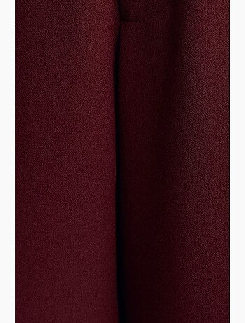 Pantalon palazzo taille haute en crêpe dilvin