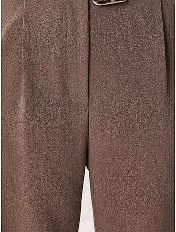 Pantalon palazzo taille haute et jambes larges avec ceinture istanbul