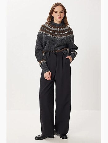 Pantalon palazzo taille haute et jambes larges istanbul