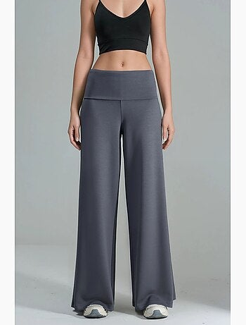 Pantalon palazzo taille haute hiccup