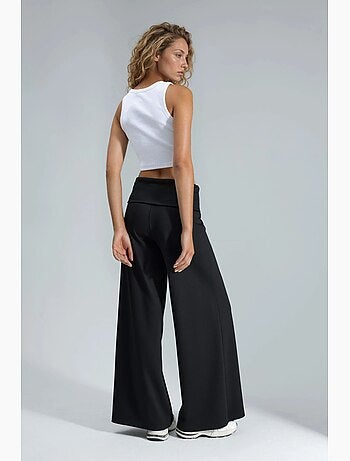 Pantalon palazzo taille haute hiccup