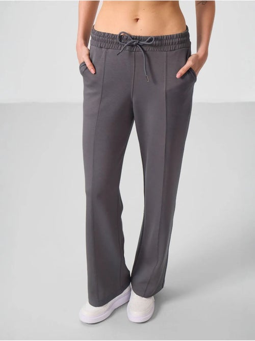 Pantalon palazzo texturé à jambes larges avec cordon de serrage à la taille tommy - Kiabi Pantalon palazzo texturé à jambes larges avec cordon de serrage à la taille tommy - Kiabi