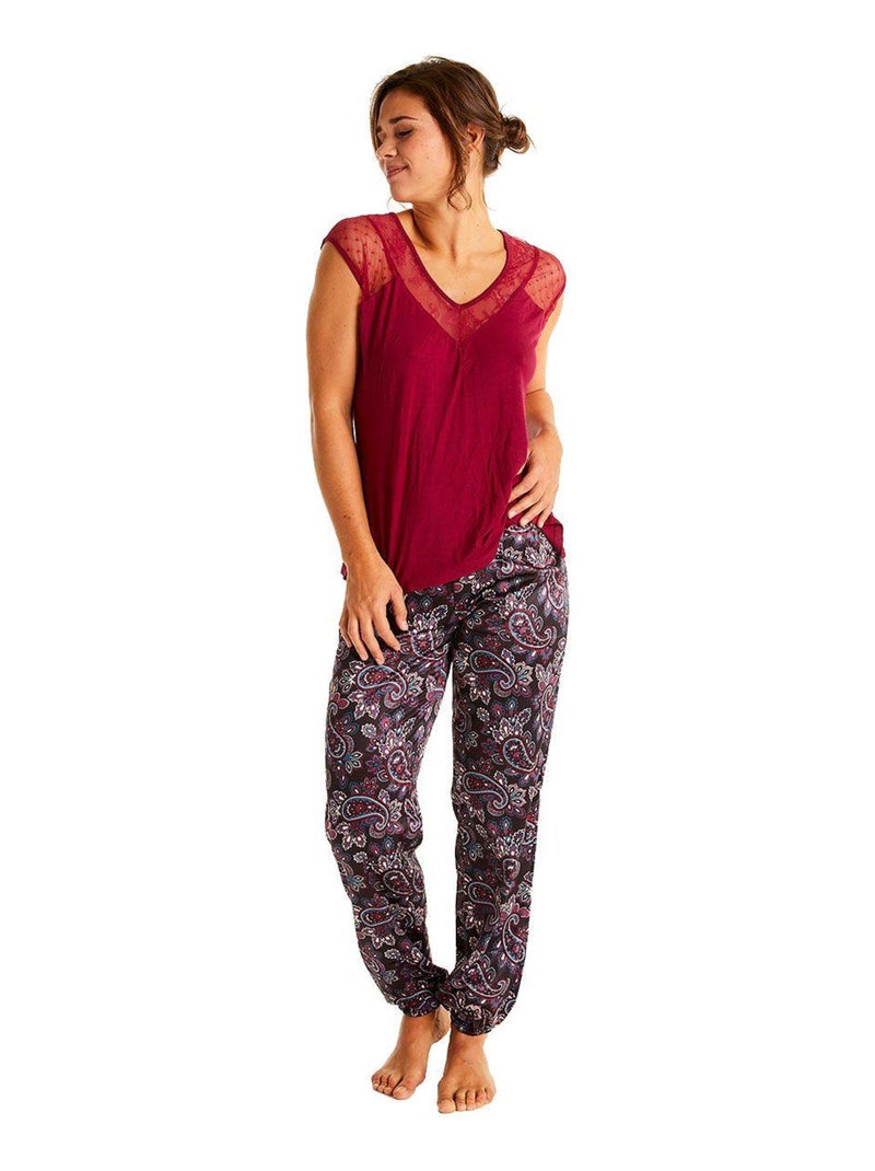 Pantalon PANDORE - Pomm'Poire Noir - Kiabi
