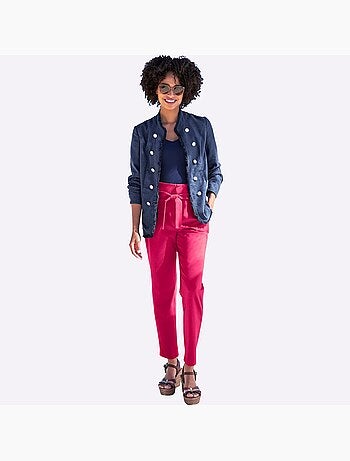 Pantalon paperbag - taille standard - helline