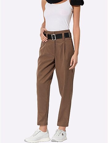 Pantalon Paperbag Ceinture Incluse - Taille Standard - Helline