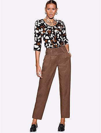 Pantalon Paperbag Ceinture Incluse - Taille Standard - Helline