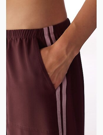 Pantalon parachute large avec détail ruban penti
