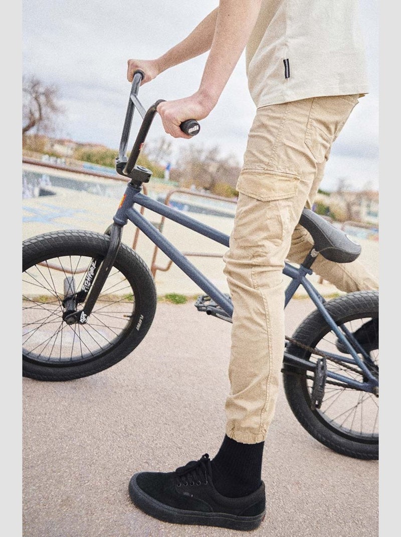 Pantalon PATOS carotte 'Le Temps Des Cerises' Beige - Kiabi