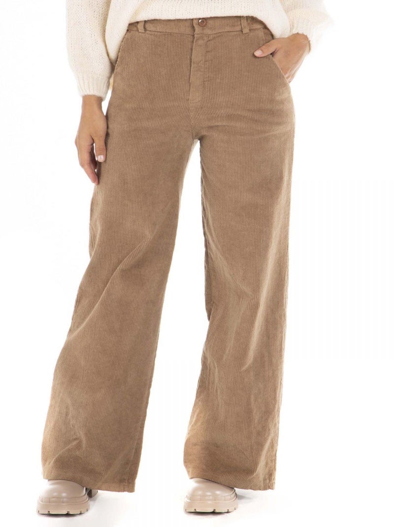 Pantalon  PAULINE - Gérard Pasquier Marron - Kiabi