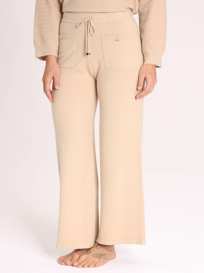 Pantalon Pepita  | Gerard Pasquier | Gerard Pasquier Camel - Kiabi
