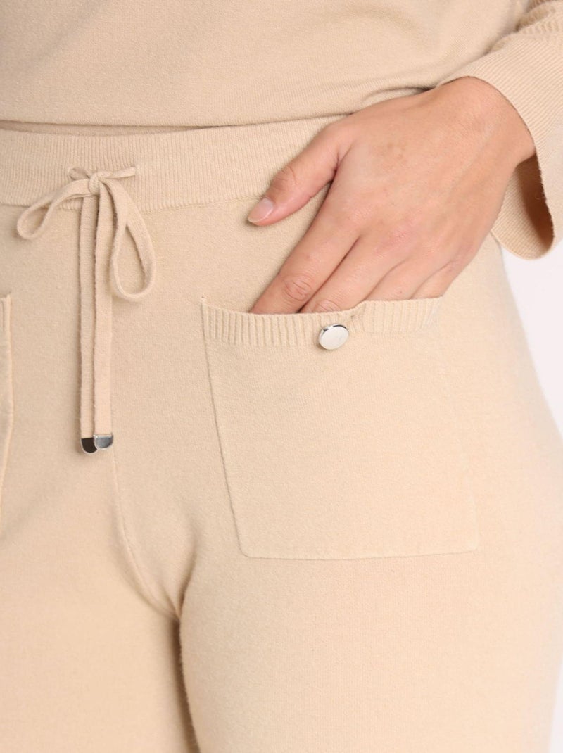 Pantalon Pepita  | Gerard Pasquier | Gerard Pasquier Camel - Kiabi