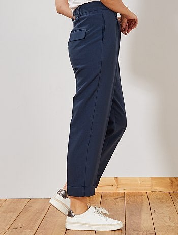 Pantalon pince carotte - Kiabi