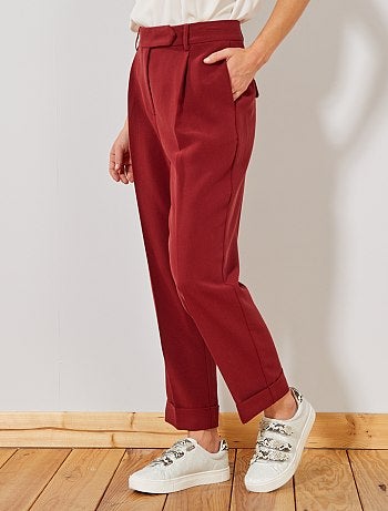 Pantalon pince carotte - Kiabi