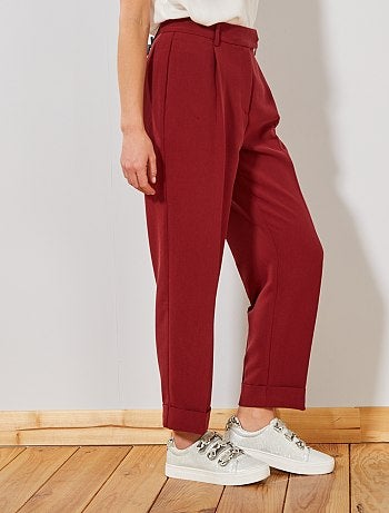 Pantalon pince carotte - Kiabi