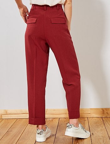 Pantalon pince carotte - Kiabi