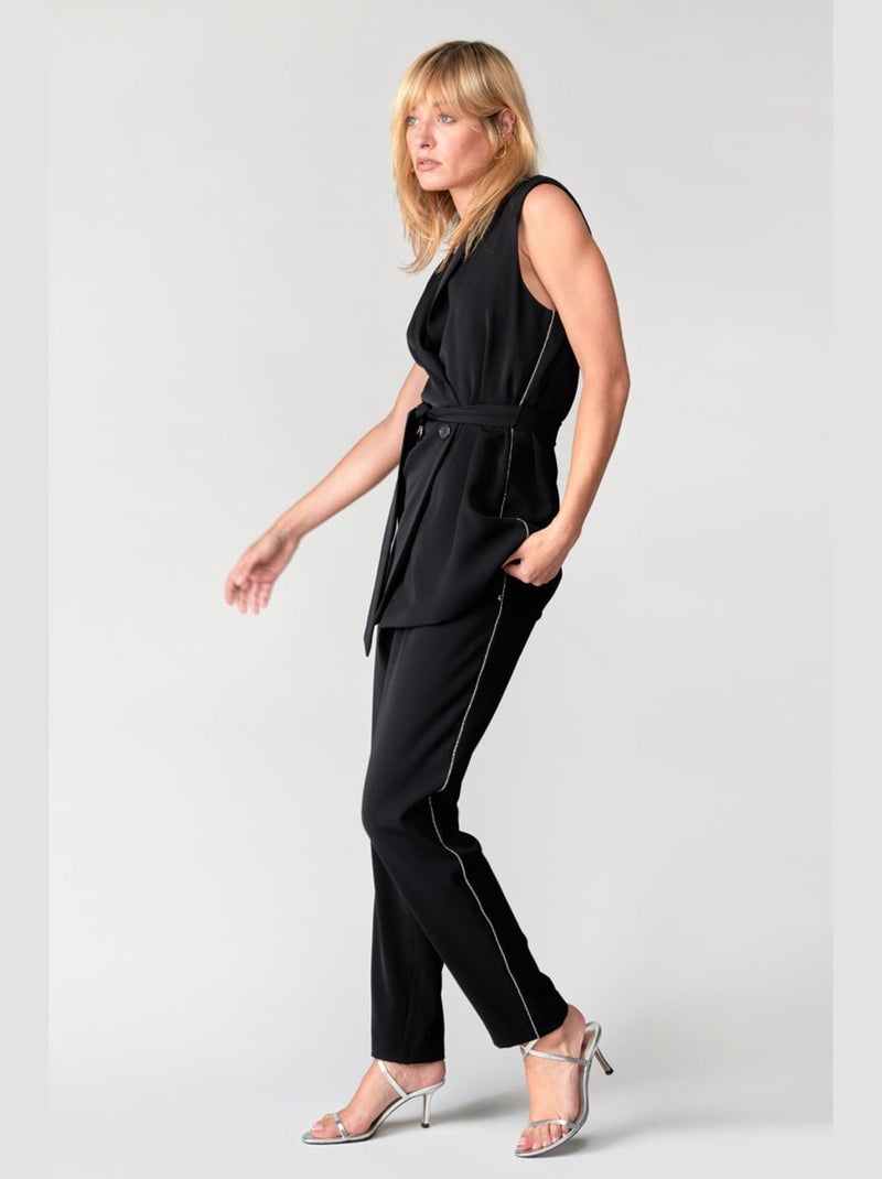 Pantalon PLHOX droite 'Le Temps Des Cerises' Noir - Kiabi