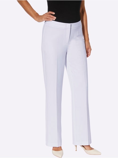 Pantalon Plis Repassés, Effet Affinant - Taille Courte - Witt - Kiabi