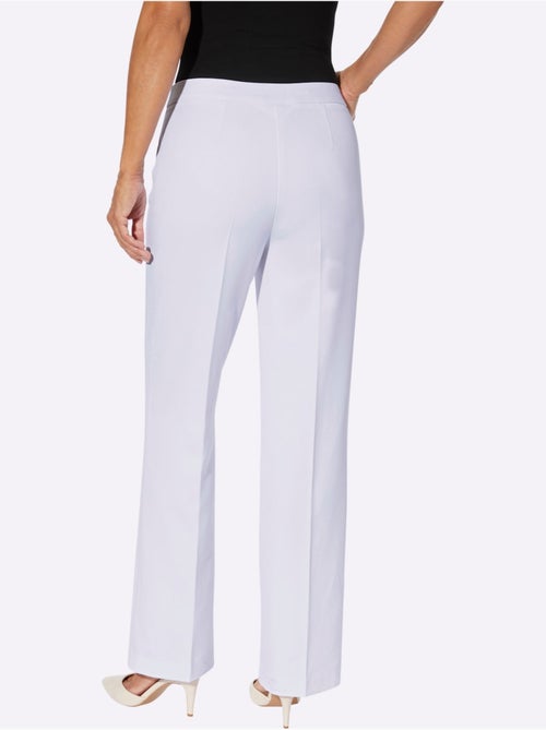 Pantalon Plis Repassés, Effet Affinant - Taille Courte - Witt - Kiabi