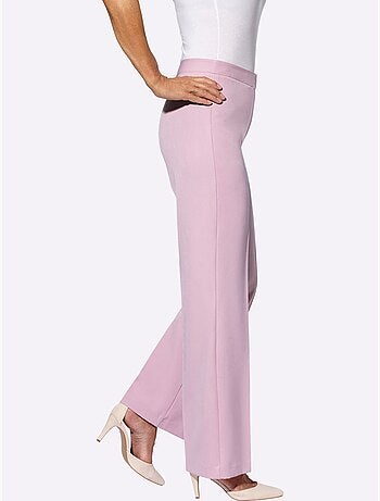 Pantalon Plis Repassés, Effet Affinant - Taille Courte - Witt