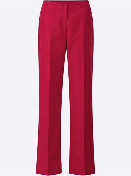 Pantalon Plis Repassés, Effet Affinant - Taille Standard - Moda Vilona - Kiabi Pantalon Plis Repassés, Effet Affinant - Taille Standard - Moda Vilona - Kiabi