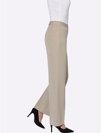 Pantalon Plis Repassés, Effet Affinant - Taille Standard - Witt