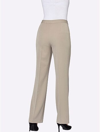 Pantalon Plis Repassés, Effet Affinant - Taille Standard - Witt