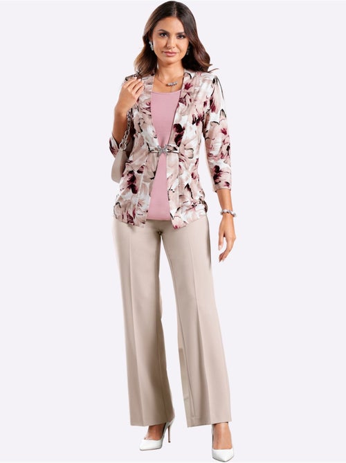 Pantalon Plis Repassés, Effet Affinant - Taille Standard - Witt - Kiabi