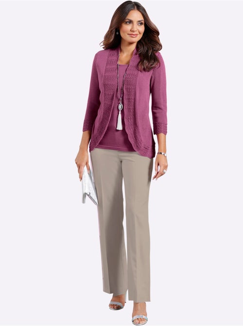 Pantalon Plis Repassés, Effet Affinant - Taille Standard - Witt - Kiabi