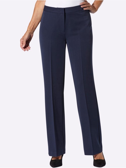 Pantalon plis repassés, effet affinant - taille standard - witt - Kiabi Pantalon plis repassés, effet affinant - taille standard - witt - Kiabi